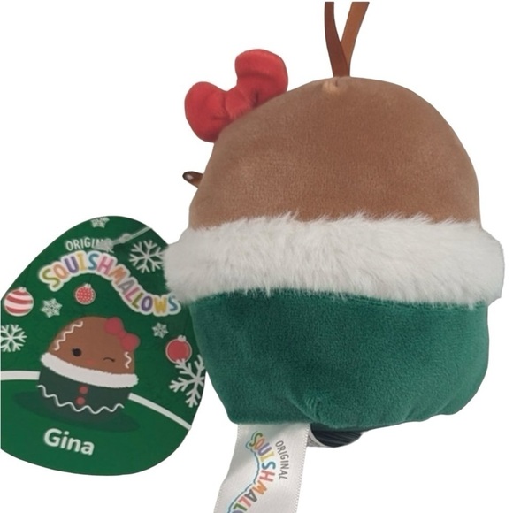 Squishmallows Christmas Gina 4" Gingerbread Girl Mystery Squad NWT - Picture 4 of 4